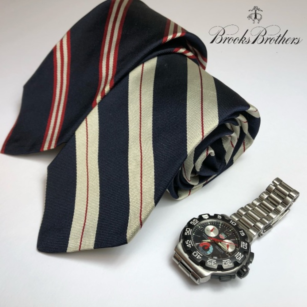2 x Brooks Brothers tie ⭐️ 2 for 1 ⭐️ New York USA